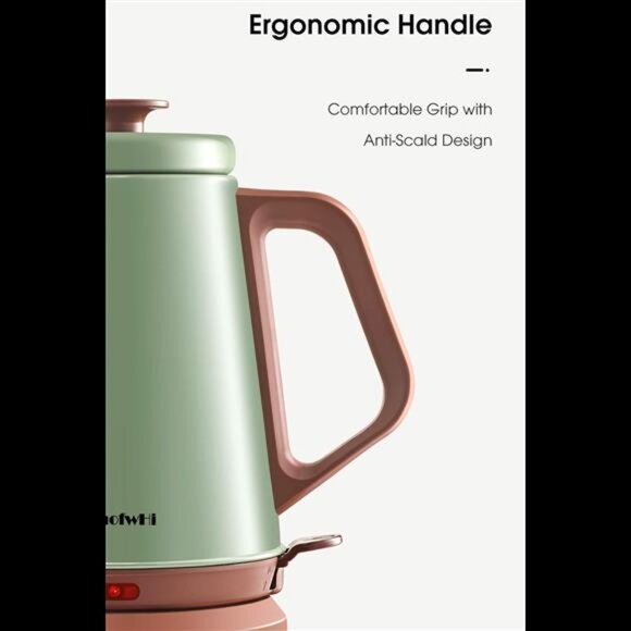 Gooseneck Electric Kettle(1.0L), 100% Stainless Steel BPA Free Classic Pour Over - Picture 5 of 7